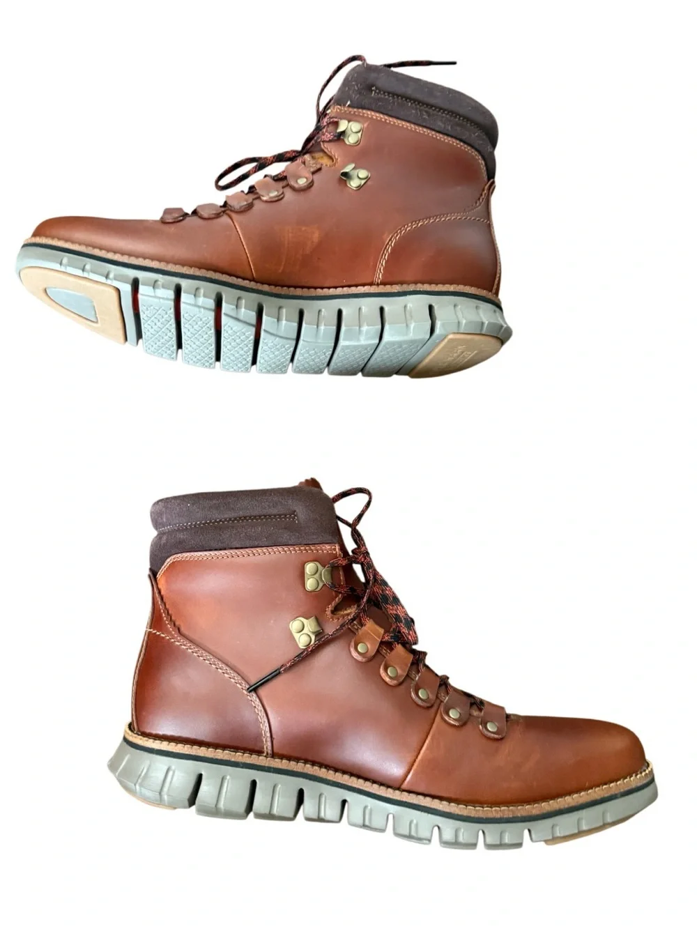 Cole Haan Zerogrand Men's Waterproof Brown Leather Hiker Boots - Size 9M
